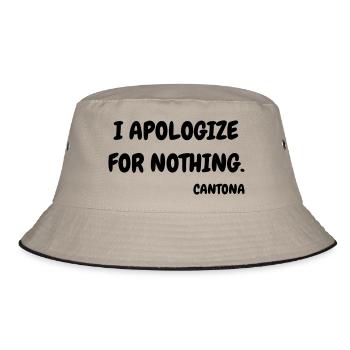 Football - Fußball - Fútbol - Calcio - Foot - Cool - Bucket Hat - Khaki/Schwarz - Vorne