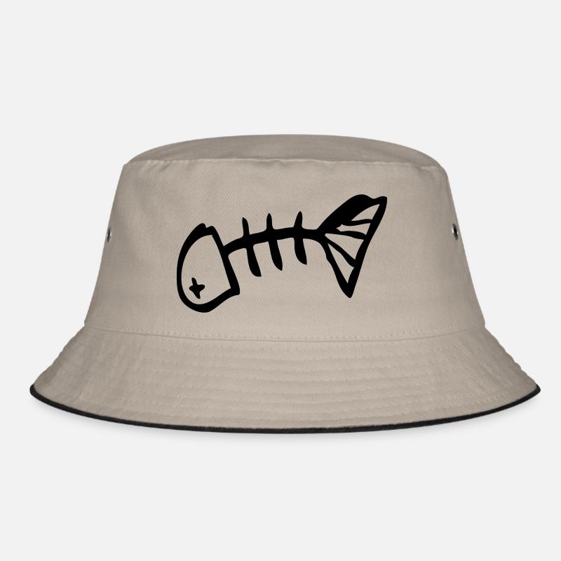 Fischgrätmuster Bucket Hat