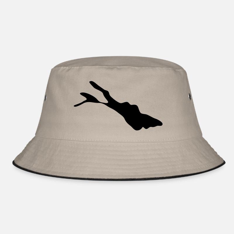 Bodensee - Bucket Hat - Khaki/Schwarz