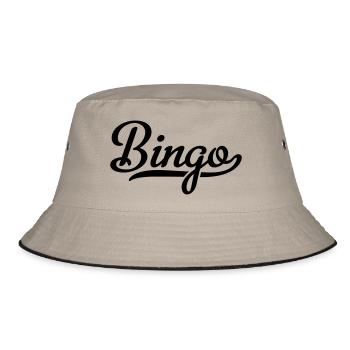 BINGO - Bucket Hat - khaki/black - Front