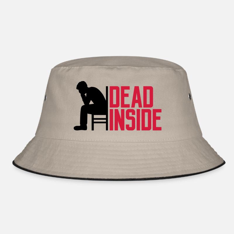 Depression Dead Inside Bucket Hat