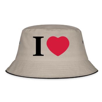 I love - Bob - kaki/noir - Devant