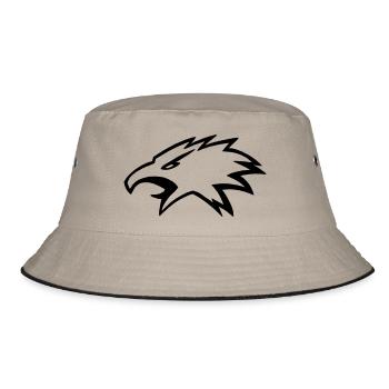 Victory Eagle - Bucket Hat - Khaki/Schwarz - Vorne