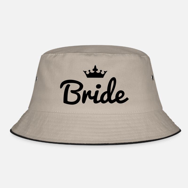 Bride Crown Bucket Hat
