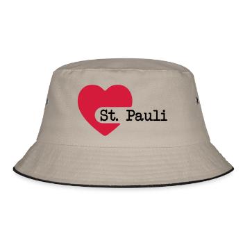 love_st_pauli__f2 - Bucket Hat - khaki/black - Front