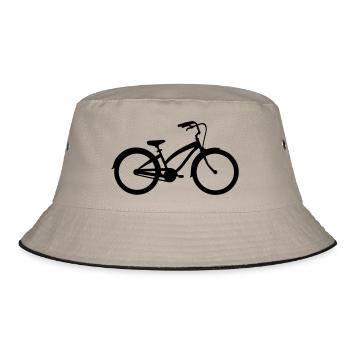 Fahrrad - Bucket Hat - Khaki/Schwarz - Vorne