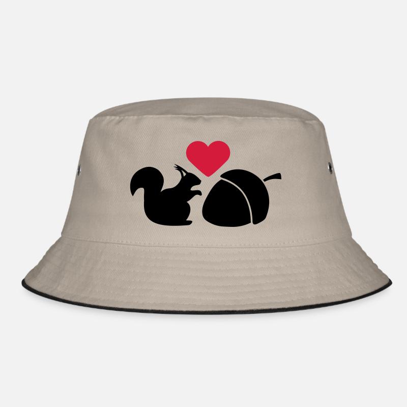 Squirrel Nut Love Bucket Hat