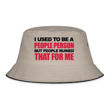 Funny - Bucket Hat - Khaki/Schwarz - Vorne