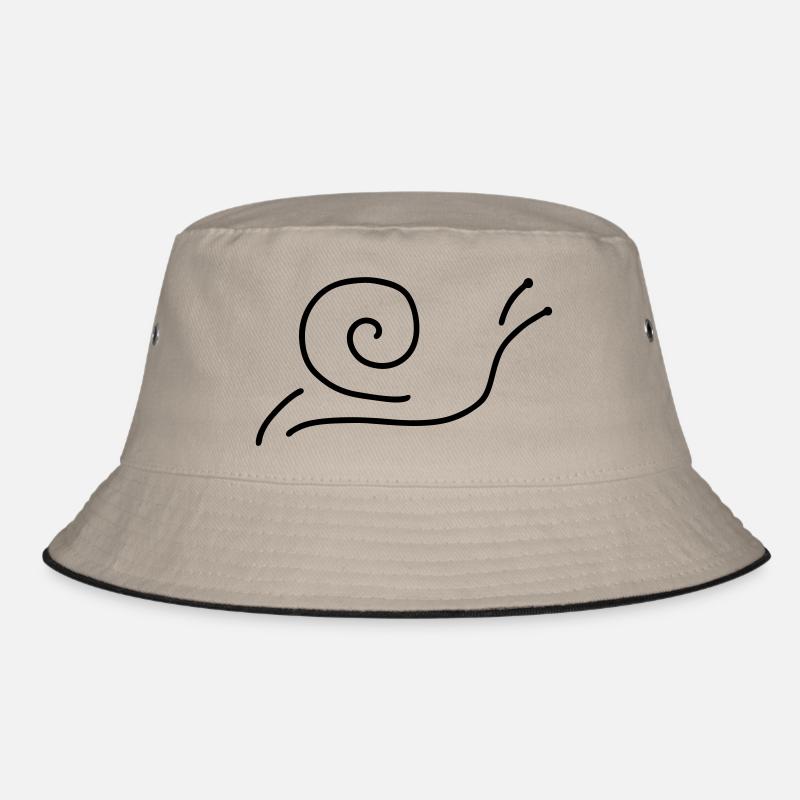 schnecke mit haus Bucket Hat