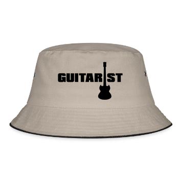 Guitarist - Bucket Hat - khaki/black - Front