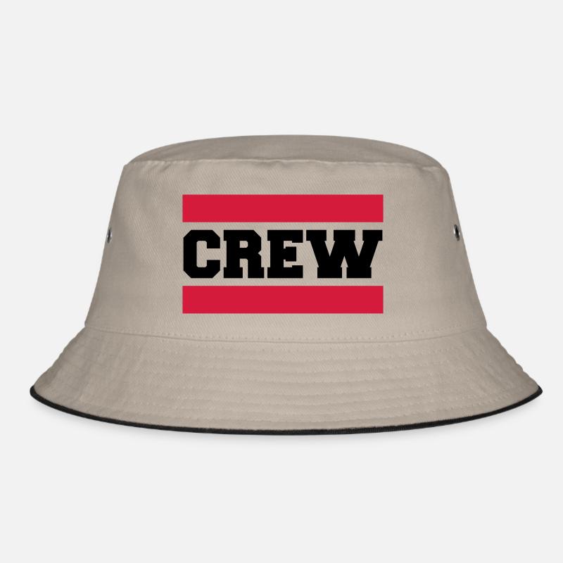 Crew - Bucket Hat - Khaki/Schwarz