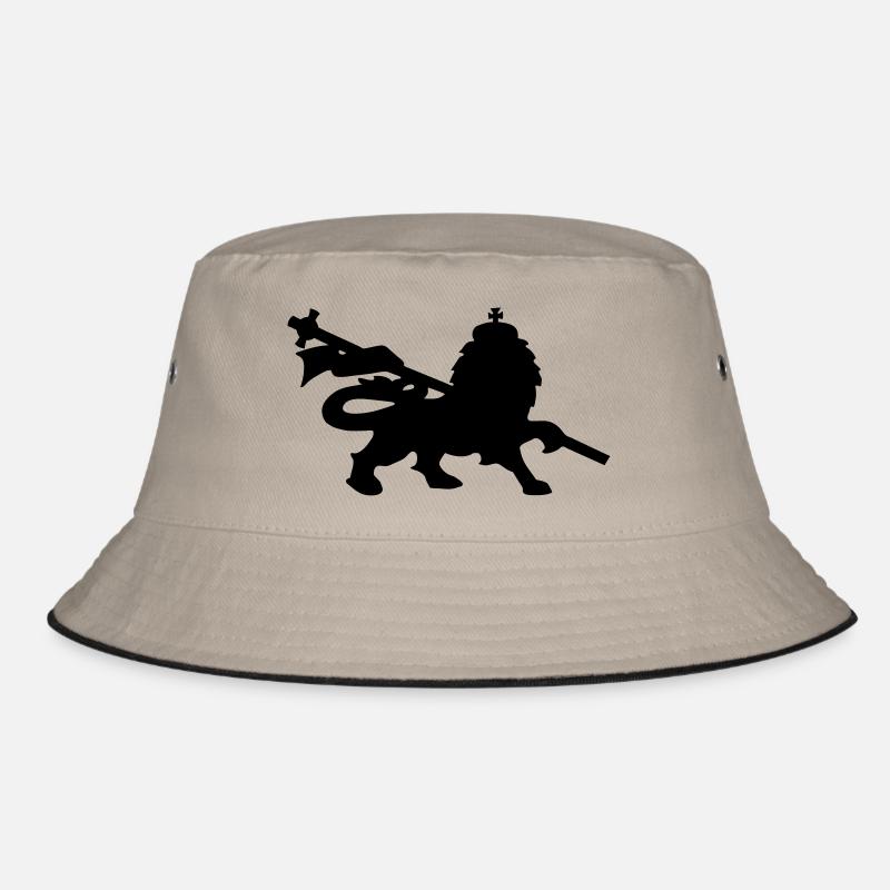 lion rasta dub music king fun symbol - Bob - kaki/noir