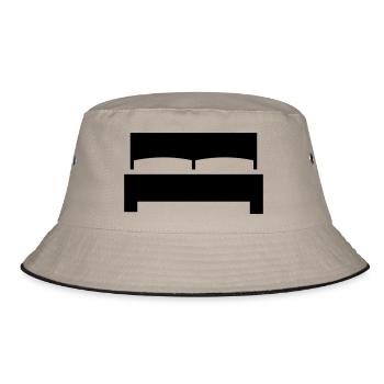 Bed - Bucket Hat - khaki/black - Front