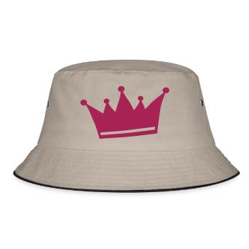 Crown (super cheap) - Bucket Hat - khaki/black - Front