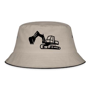 Bagger - Bucket Hat - Khaki/Schwarz - Vorne