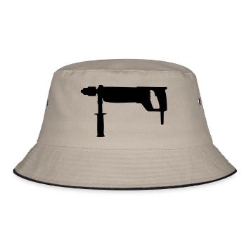 Drill - Bucket Hat - khaki/black - Front