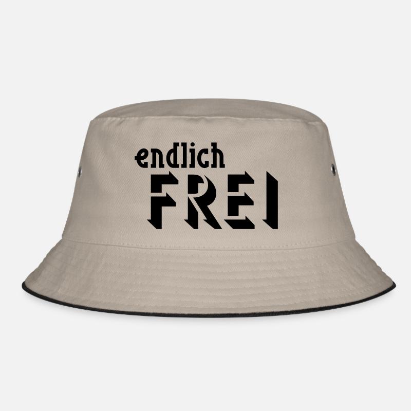 endlich FREI - Bucket Hat - Khaki/Schwarz