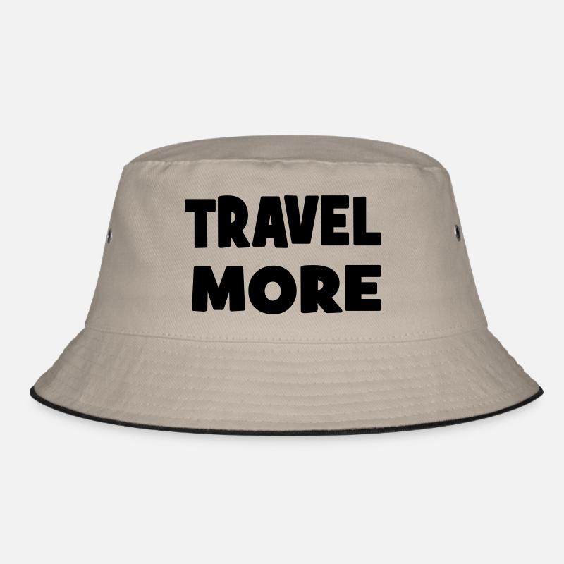 Reisen - Bucket Hat - Khaki/Schwarz