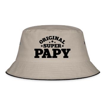 original super papy - Bob - kaki/noir - Devant