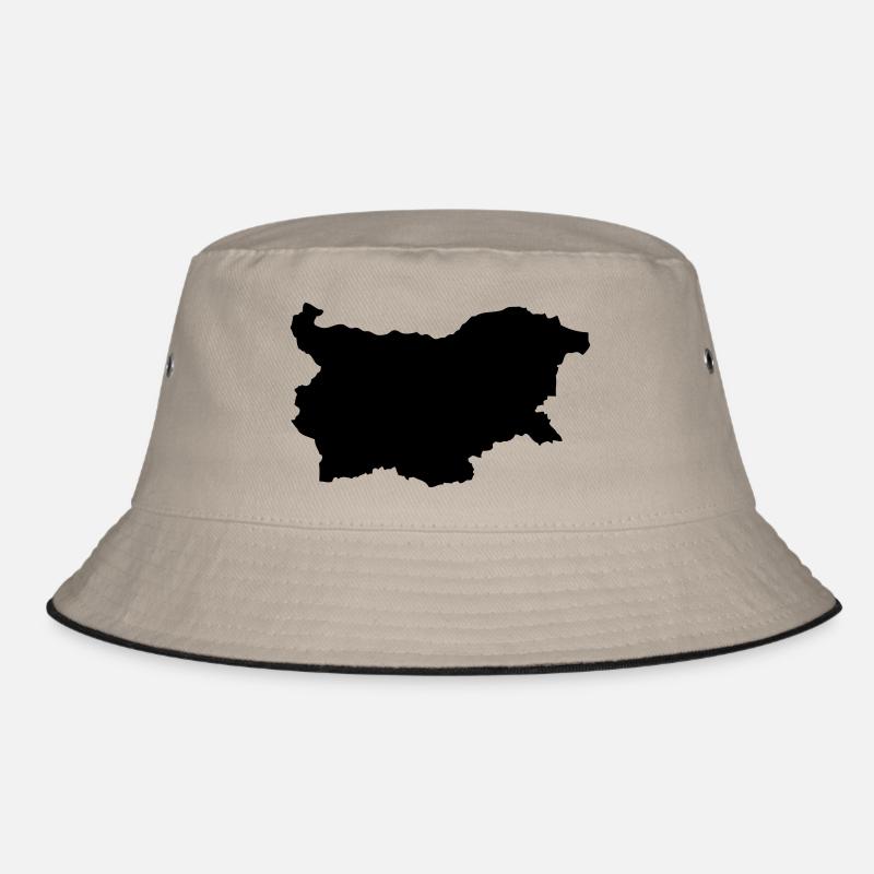 Bulgaria map Bucket Hat