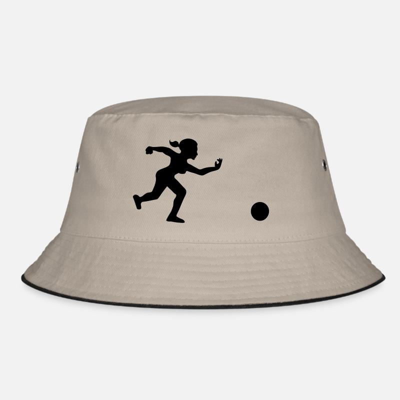 bowling player throws her ball Bucket Hat