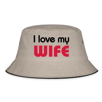 I love my wife - Bob - kaki/noir - Devant