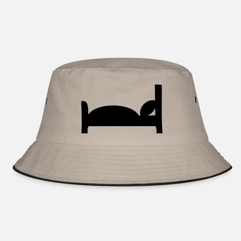Bett - Bucket Hat - Khaki/Schwarz