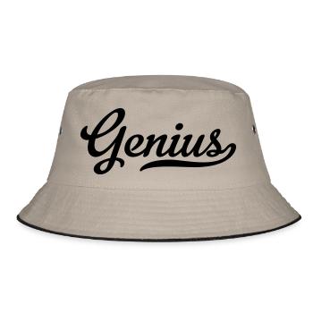 genius - Bucket Hat - khaki/black - Front
