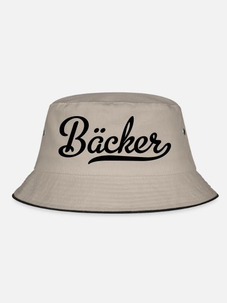 Bäcker - Bucket Hat - Khaki/Schwarz