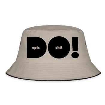do epic shit alternativ - Bucket Hat - Khaki/Schwarz - Vorne