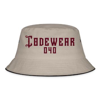 Codewear 040 Hamburg - Bucket Hat - Khaki/Schwarz - Vorne