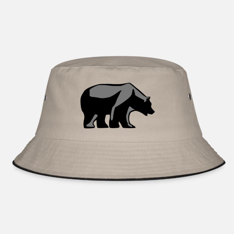 bear_2c Bucket Hat