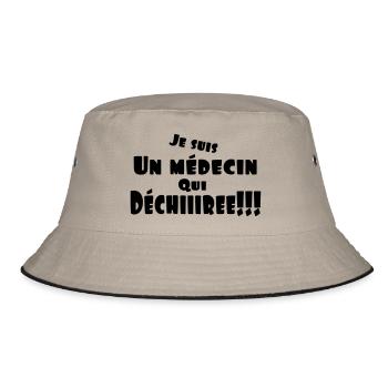 un médecin qui déchire - Bob - kaki/noir - Devant