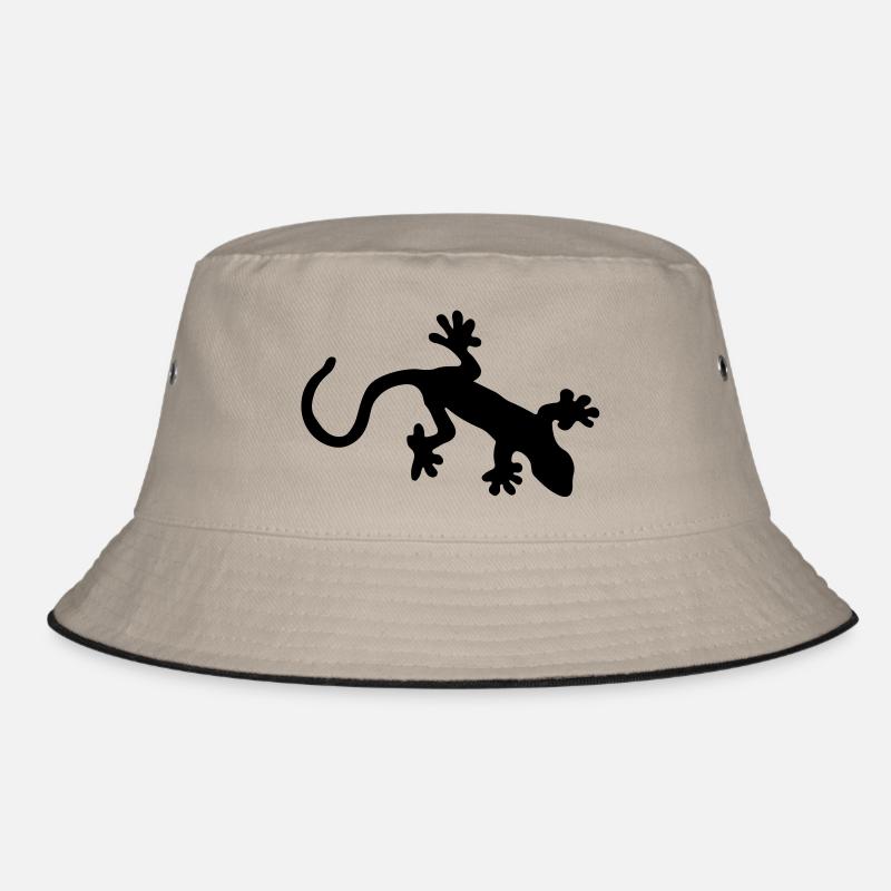 gekko - Bucket Hat - Khaki/Schwarz