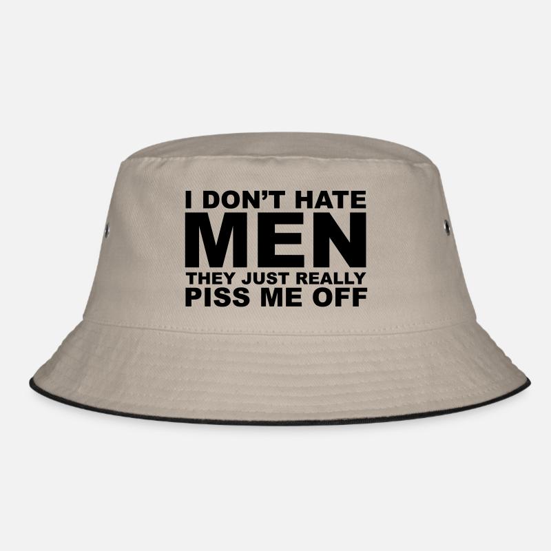 Hate Men Bucket Hat