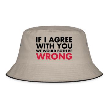 Funny - Bucket Hat - Khaki/Schwarz - Vorne
