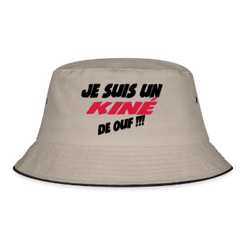 Je suis un kiné de ouf !!! 222 - Bob - kaki/noir - Devant