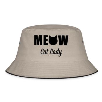 Cats - Bucket Hat - Khaki/Schwarz - Vorne