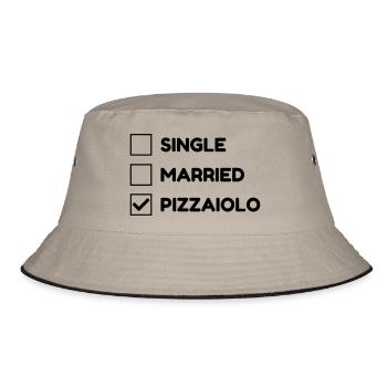 pizza / pizzaiolo / chef / italie / pizzaiola - Bob - kaki/noir - Devant