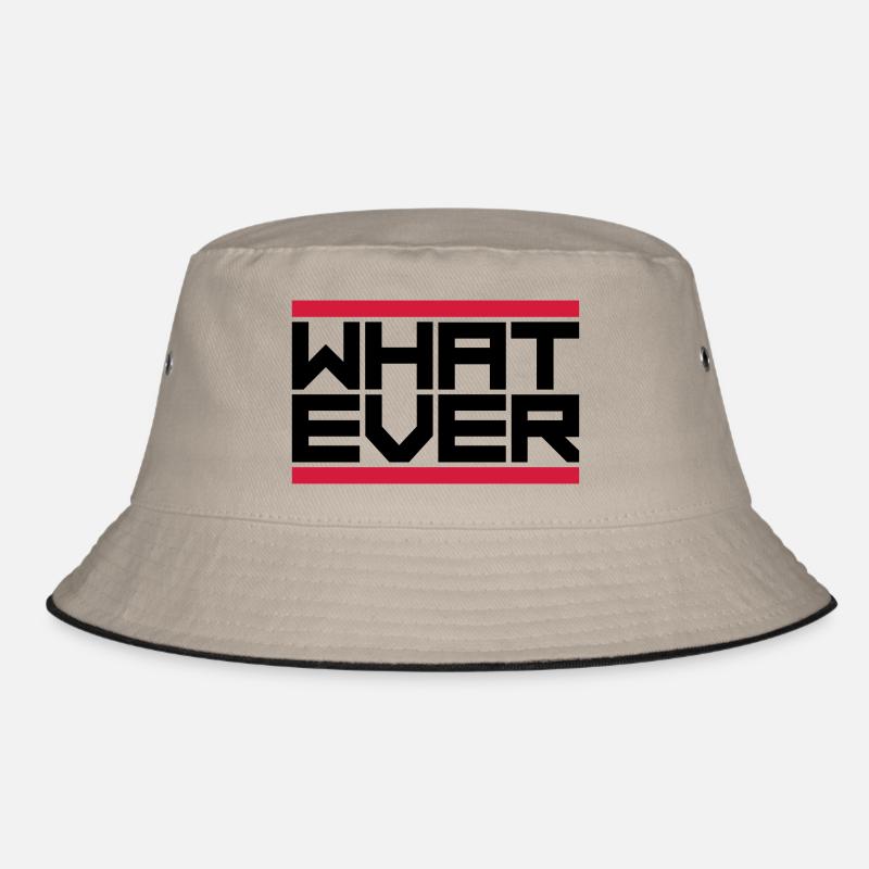 Motto What Ever Bucket Hat
