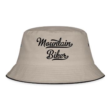 Mountain Bikers - Bucket Hat - khaki/black - Front