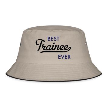 Trainee - Bucket Hat - khaki/black - Front