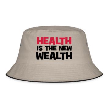 Bless you - Bucket Hat - khaki/black - Front