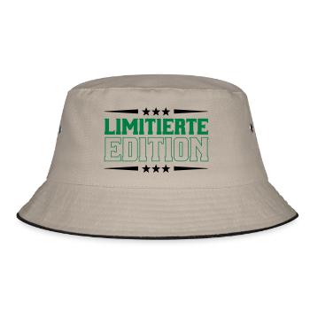 Limited Edition - Bucket Hat - khaki/black - Front