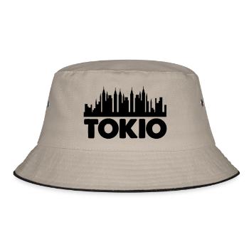 Tokio - Bucket Hat - Khaki/Schwarz - Vorne