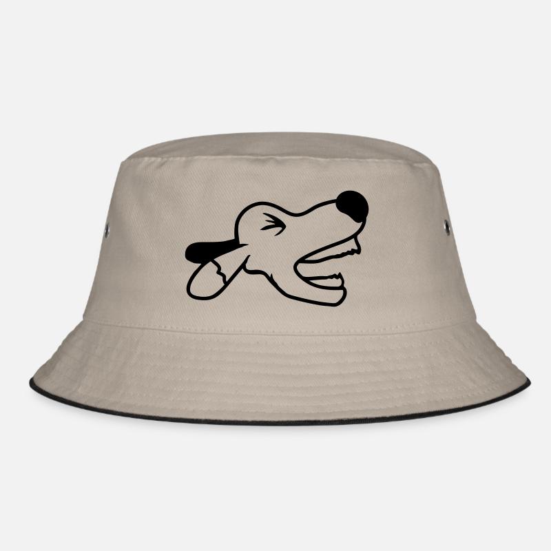 Dog, angry, biting, , barking, barking, loud, yapping Bucket Hat