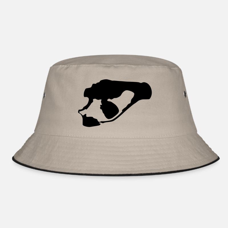 Senftenberger See - Bucket Hat - Khaki/Schwarz