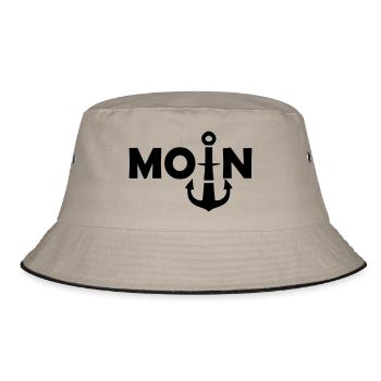 moin - Bucket Hat - khaki/black - Front