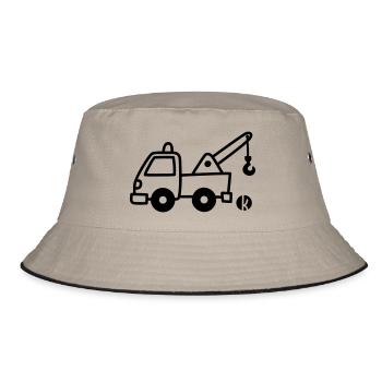 Tow - Bucket Hat - khaki/black - Front