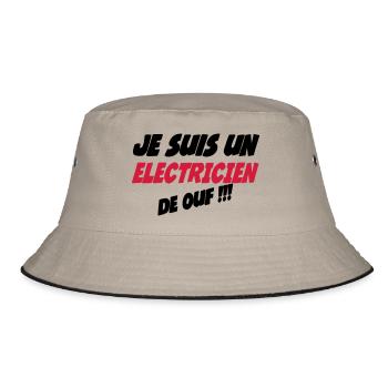 Je suis un électricien de ouf !!! 222 - Bob - kaki/noir - Devant